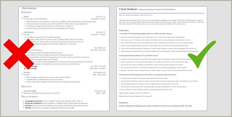 Free Tips To Write A Functional Resume