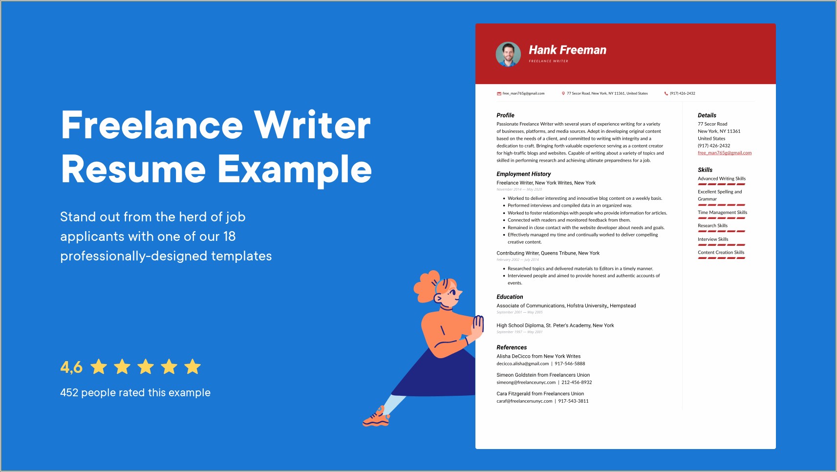 Freelance Writer Job Description For Resume