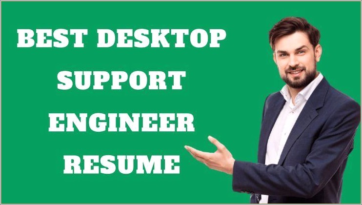 Fresher Resume Sample For Desktop Support Engineer