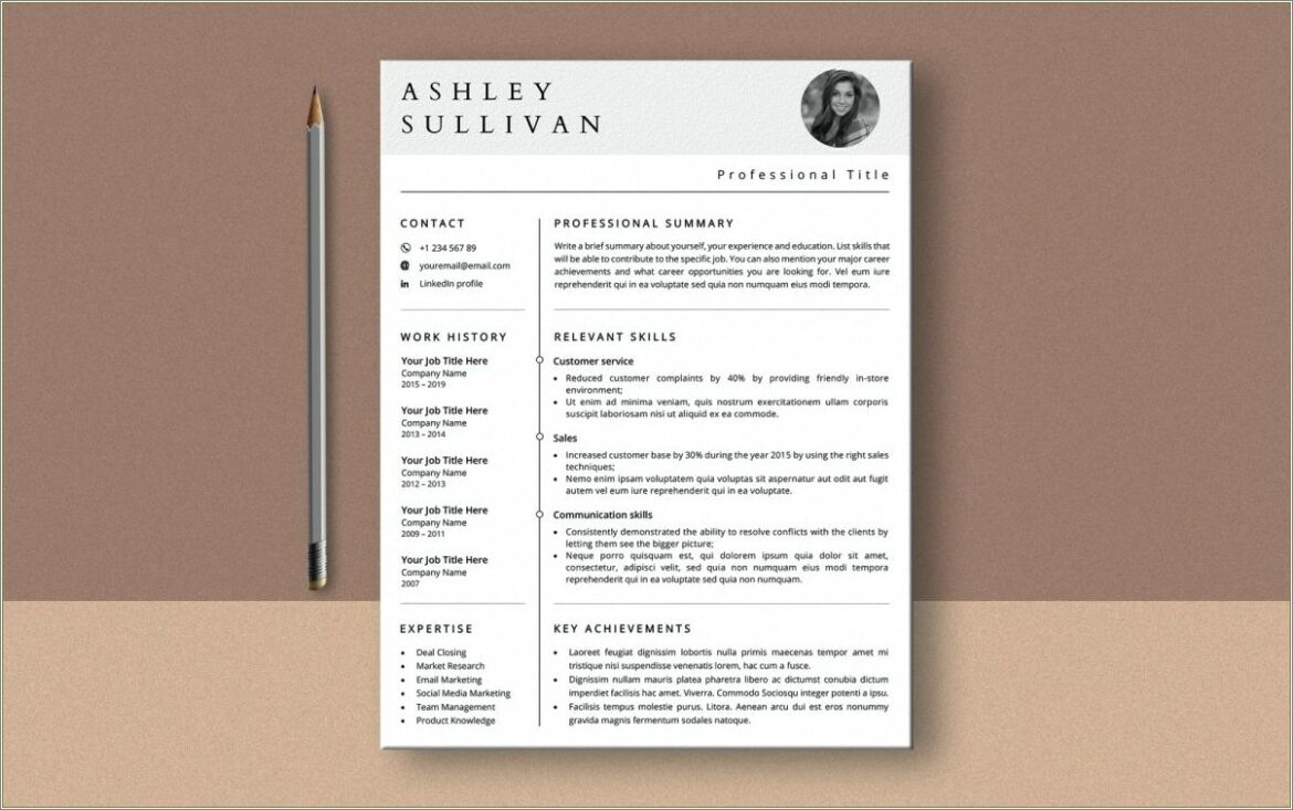 Functional Resume Template Microsoft Word 2007