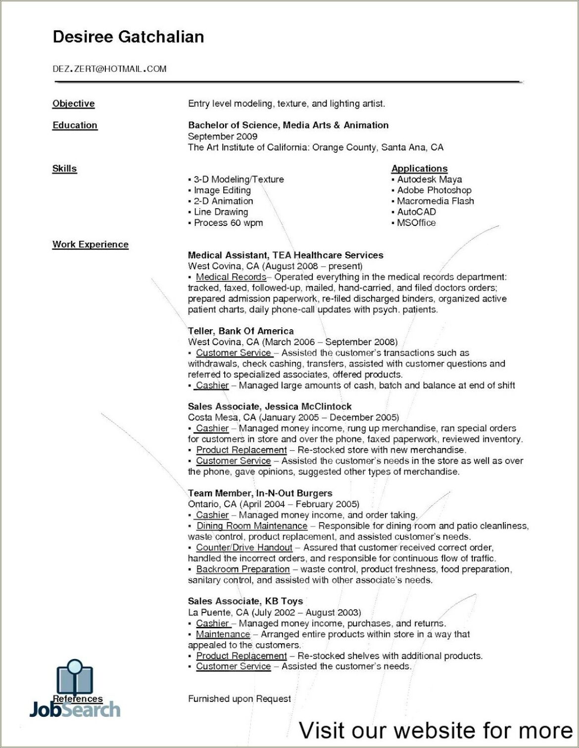 Functional Resume Templates Americas Job Exchange