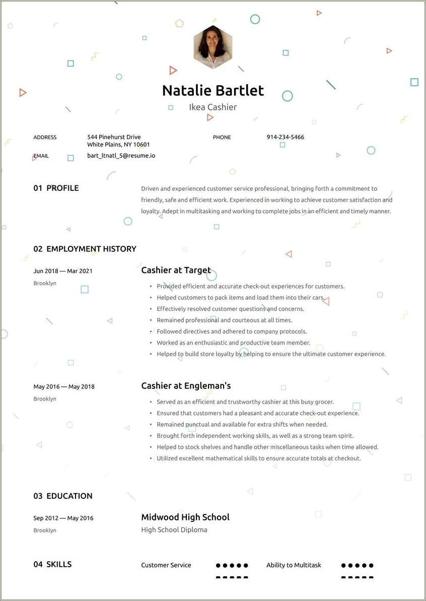 Furniture Sales Associate Resume Summary Examples