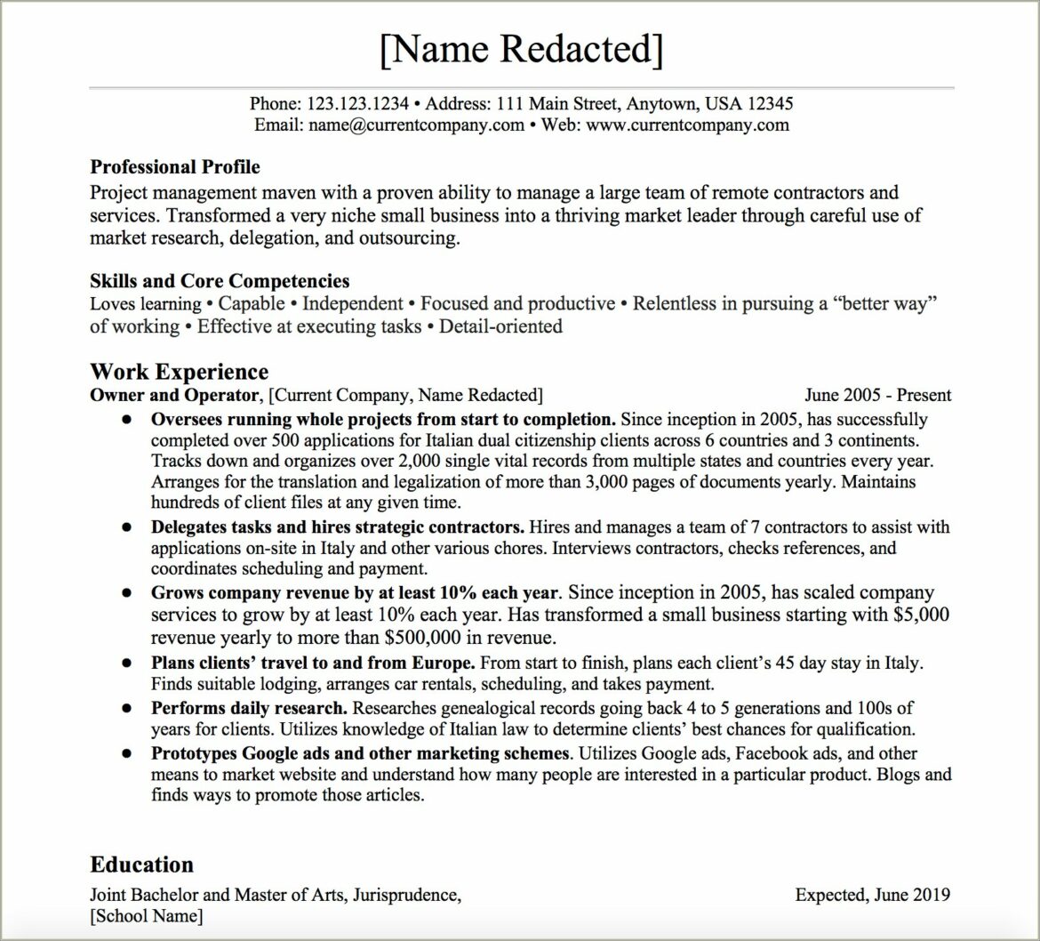 Fuuny Additional Skills & Service Resume Reddit