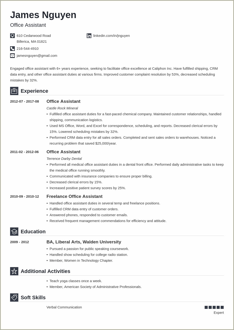 Gaming Attendant Job Description For Resume