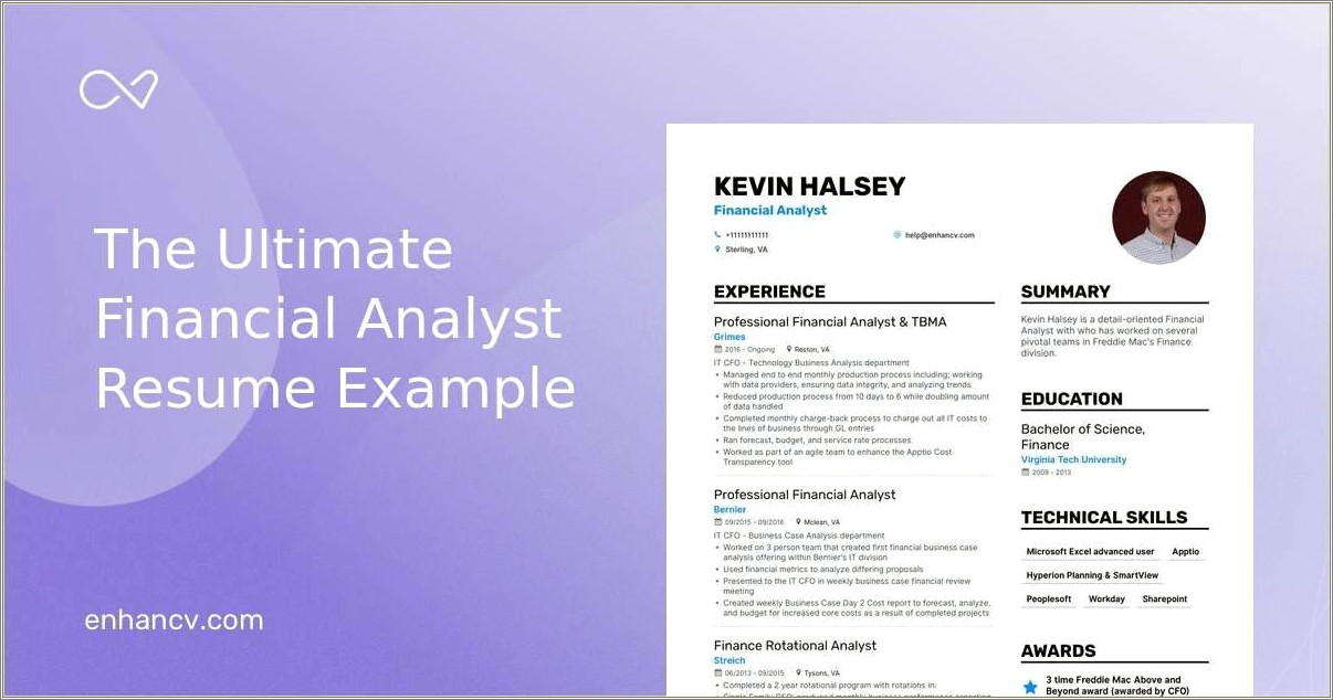 Getting Financial Analysis Experience On Resume