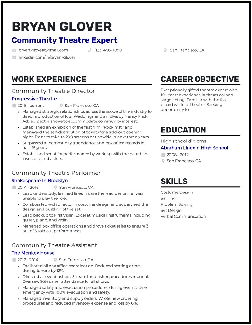 Gifted And Talented Administrative Assistant Sample Resume