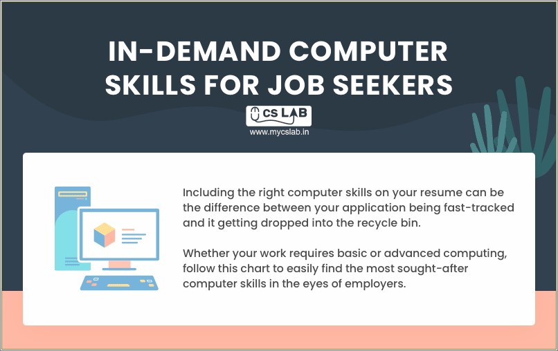 Good Computer Skills To Have On Resume