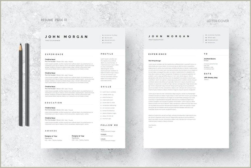 Good Cover Letter And Resume Templaltes