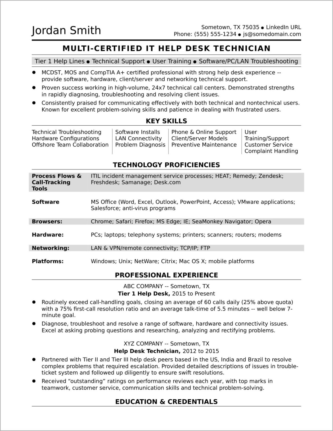 Good Interest To Talk About On Resume