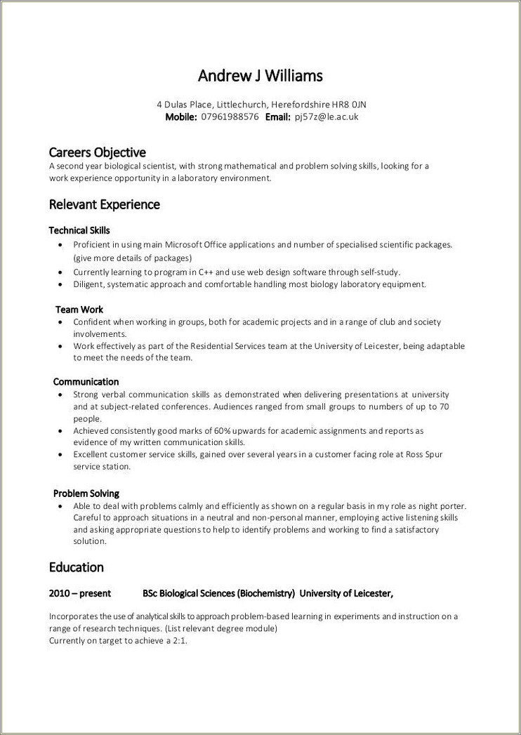 Good Personal Skills To Include In The Resume