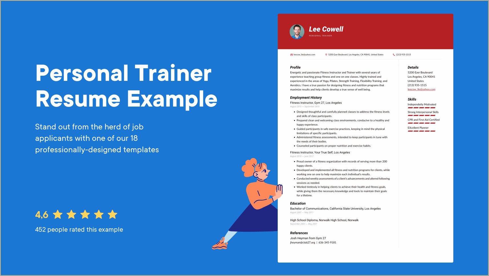 Good Personal Trainer Skills For Resume