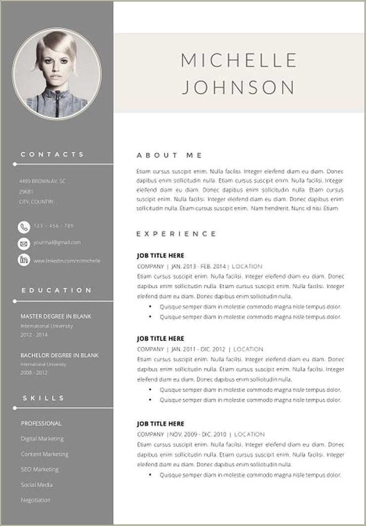Good Resume And Cover Letter Words