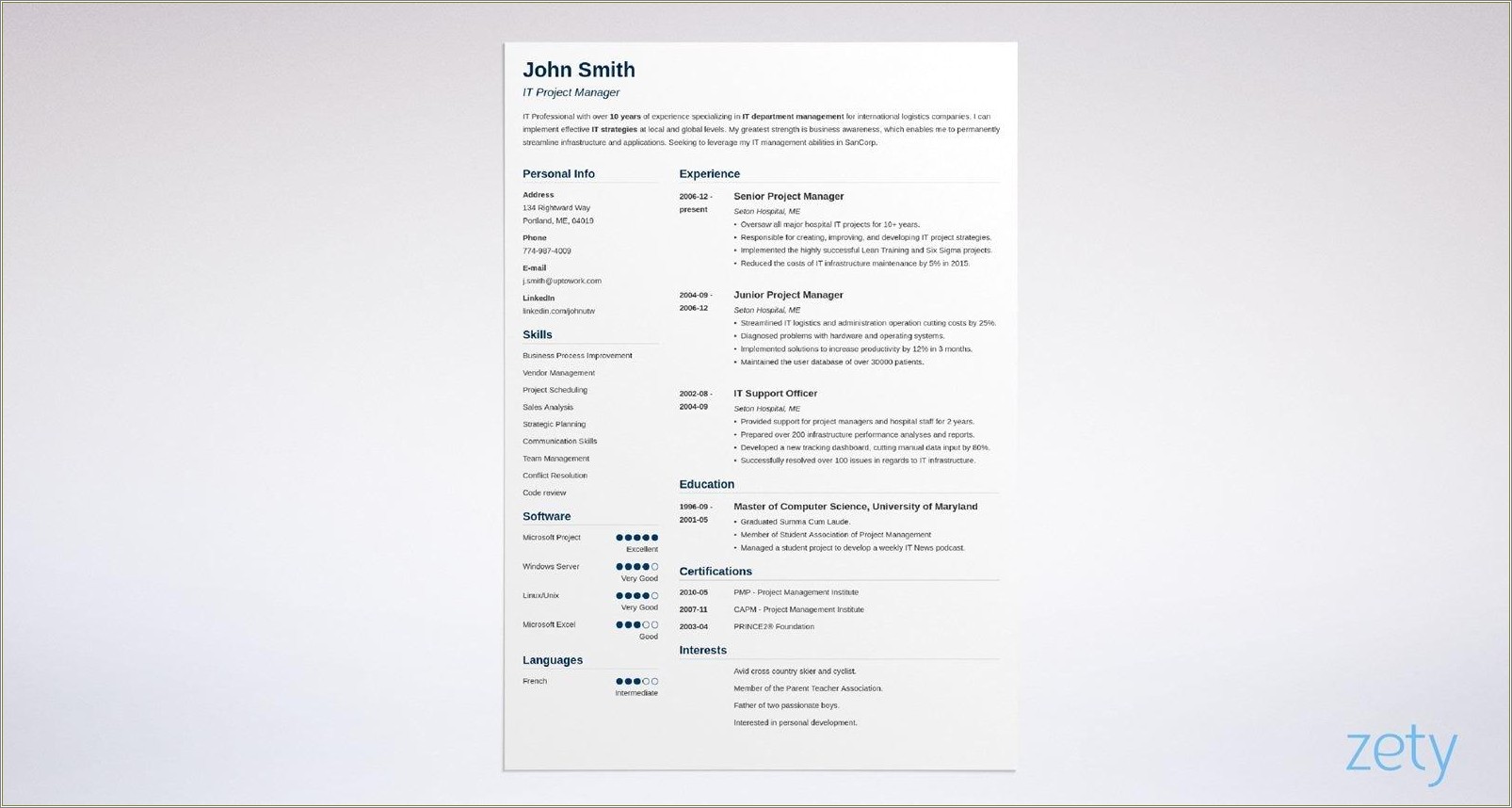 Good Resume Objective Fill In The Blank