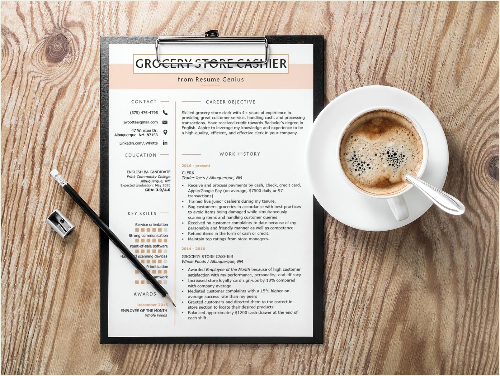 Good Resume Summary For Grocery Store Cashier