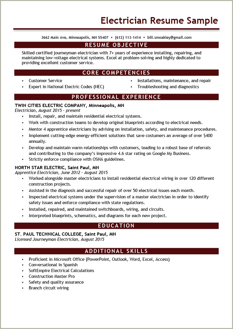 Good Safety Topic For Construction On Resume