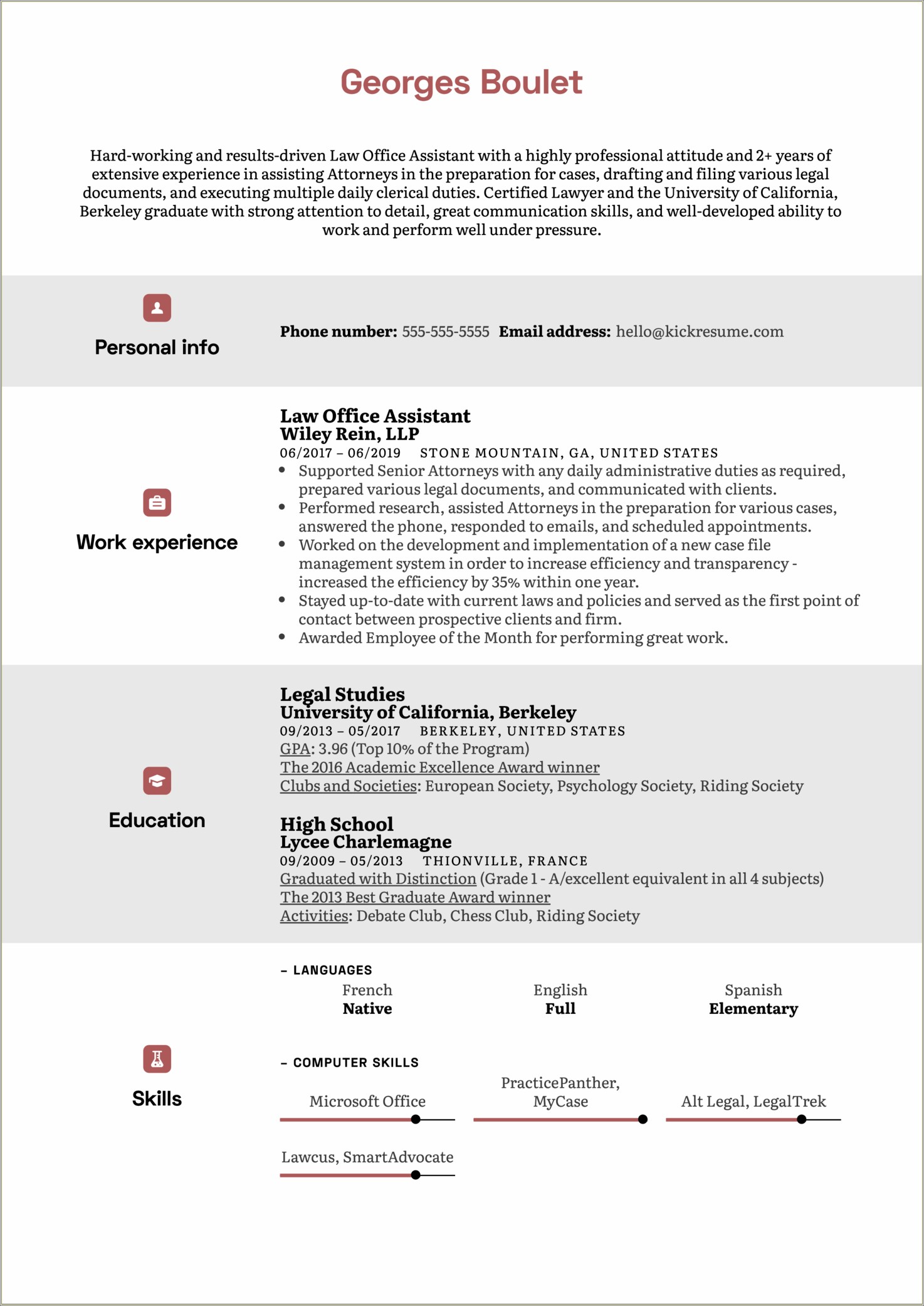 Good Skills For A Resume For Office Job