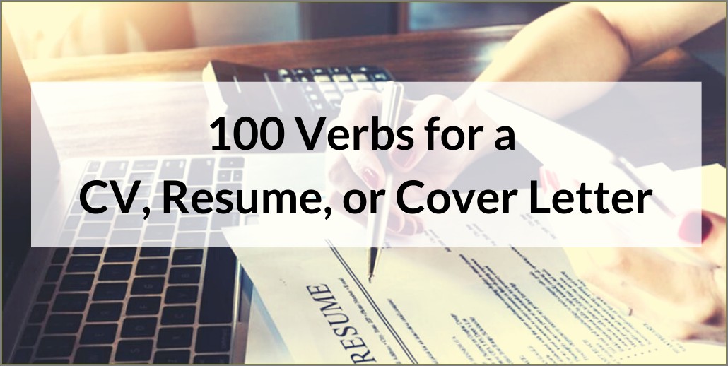 Good Verbs To Have On Resume