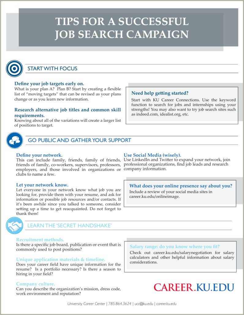 Good Ways To Describe Campaign Work For Resume