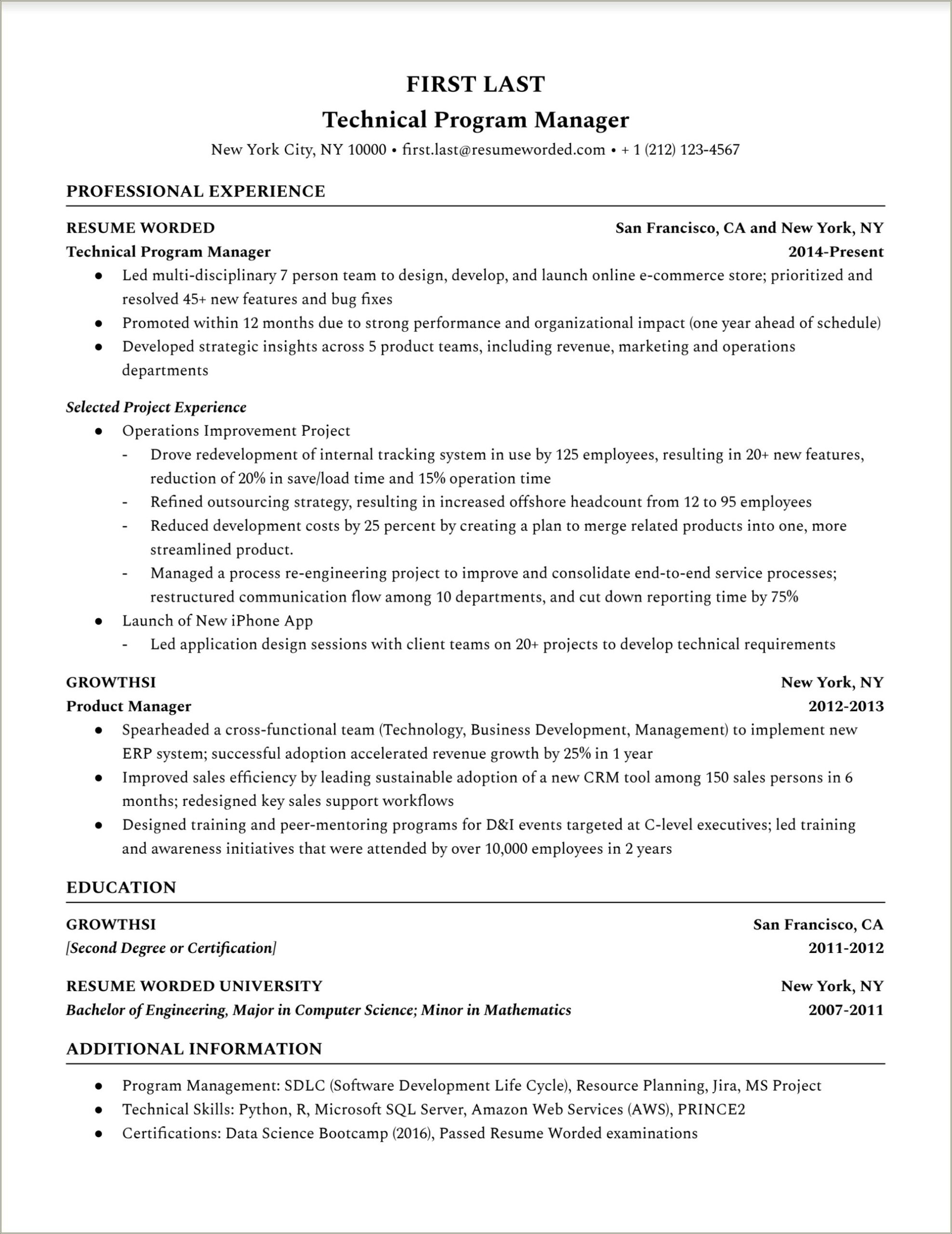 Google Drive Chemical Engineer Resume Template