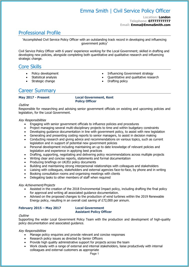 Government Jobs Look For Specific Words In Resume