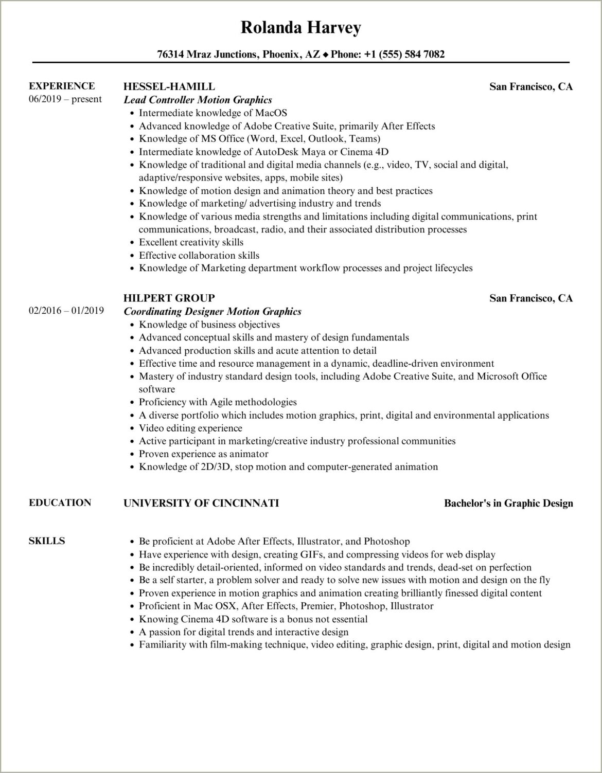 Graphic Deisign Junction 50 Best Resumes