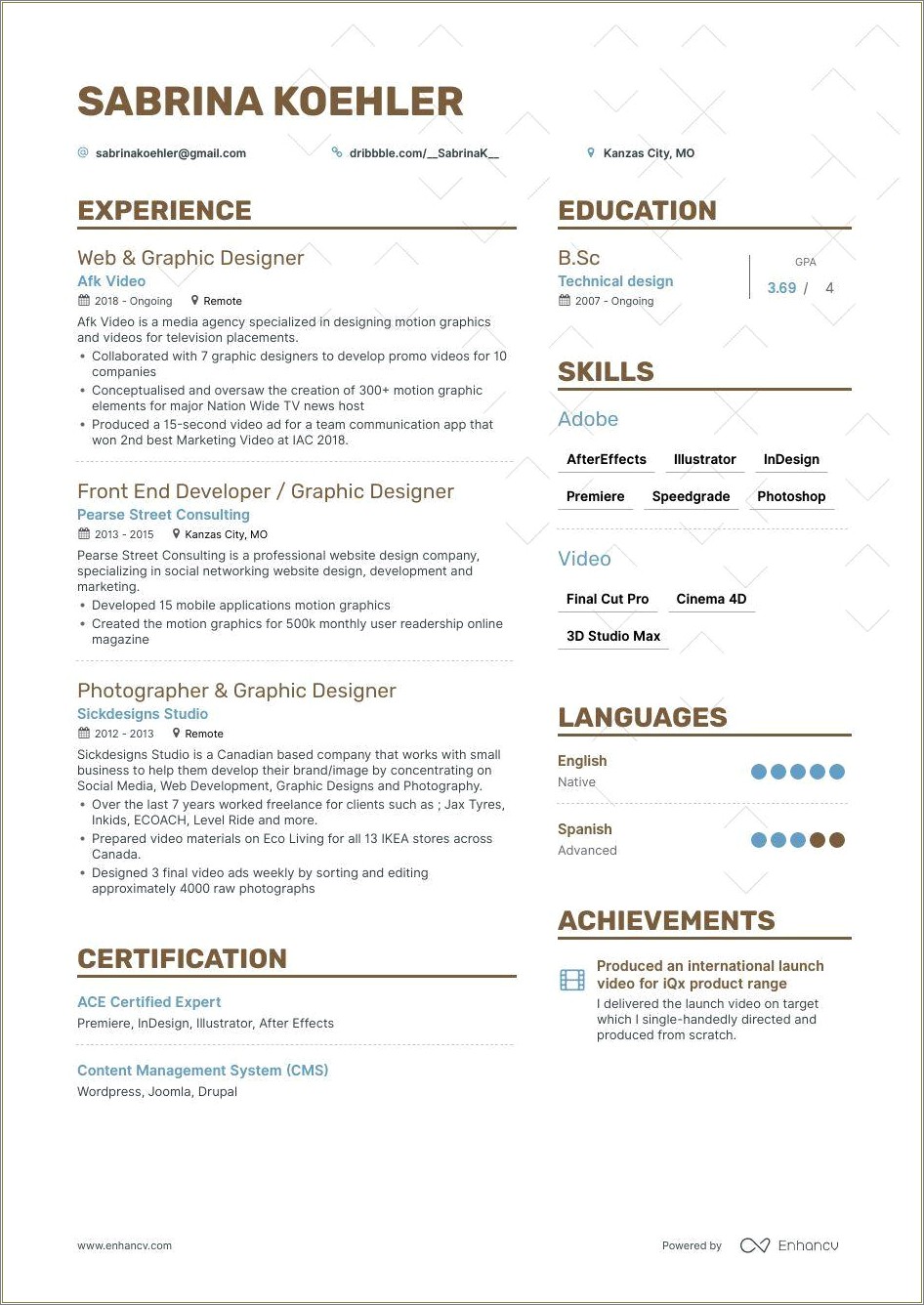 Graphic Design Skills To List On Your Resume