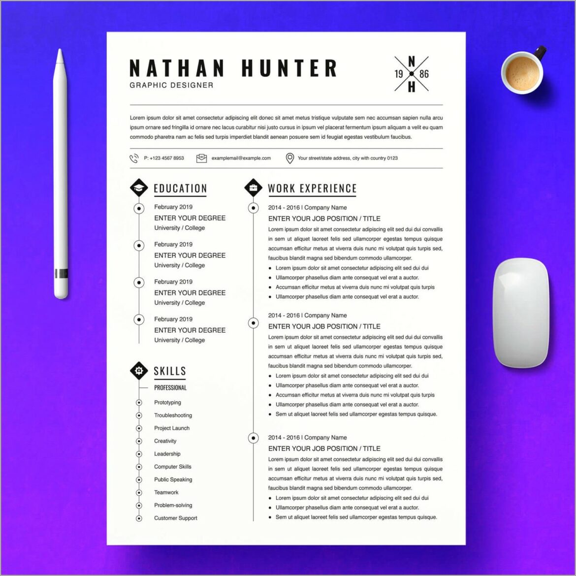 Graphic Designer Resume Format In Word