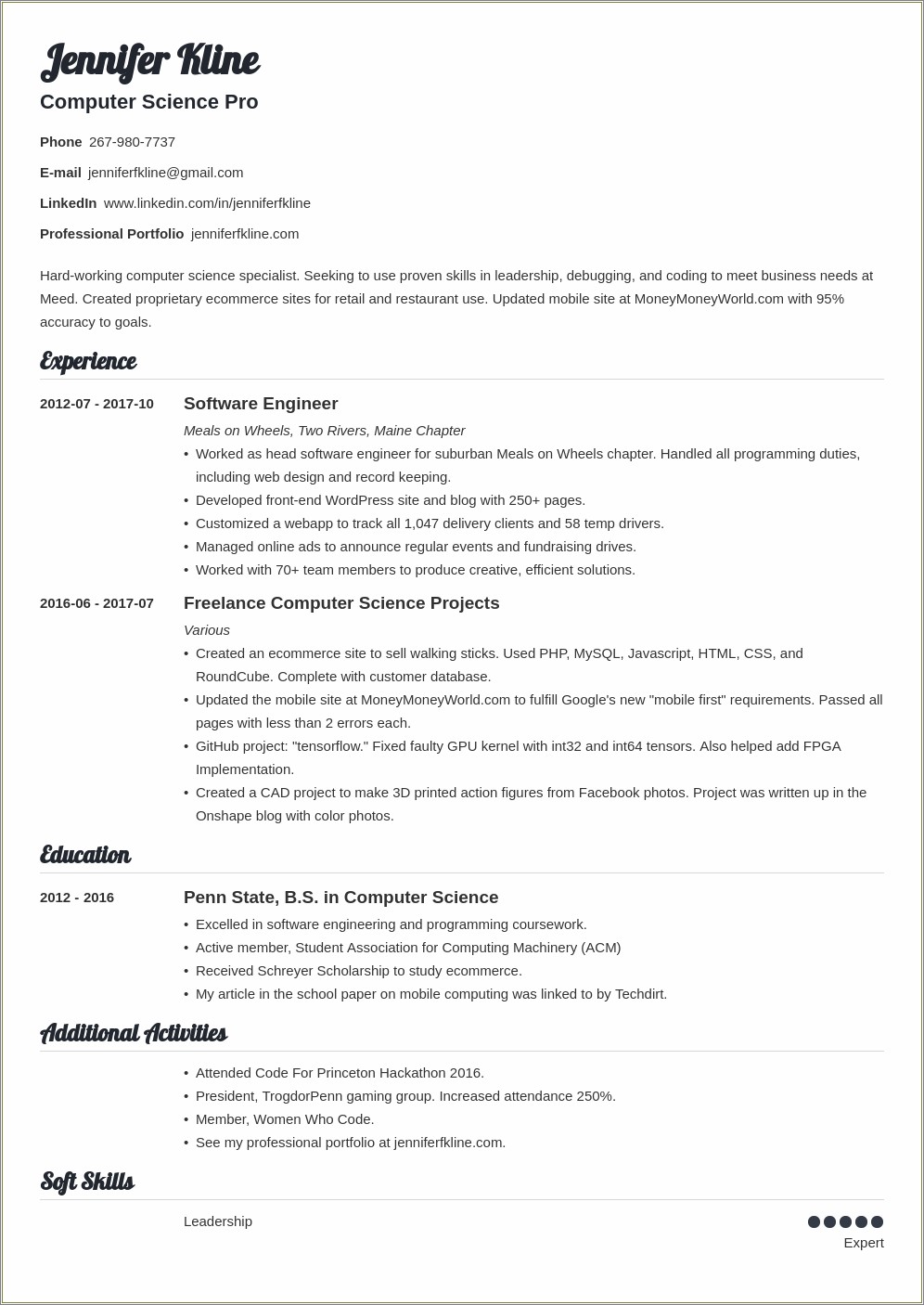 Habitat For Humanity Description For Resume