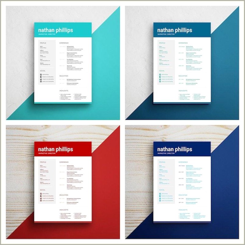 Handout Your Resume Best Presentation Color Paper