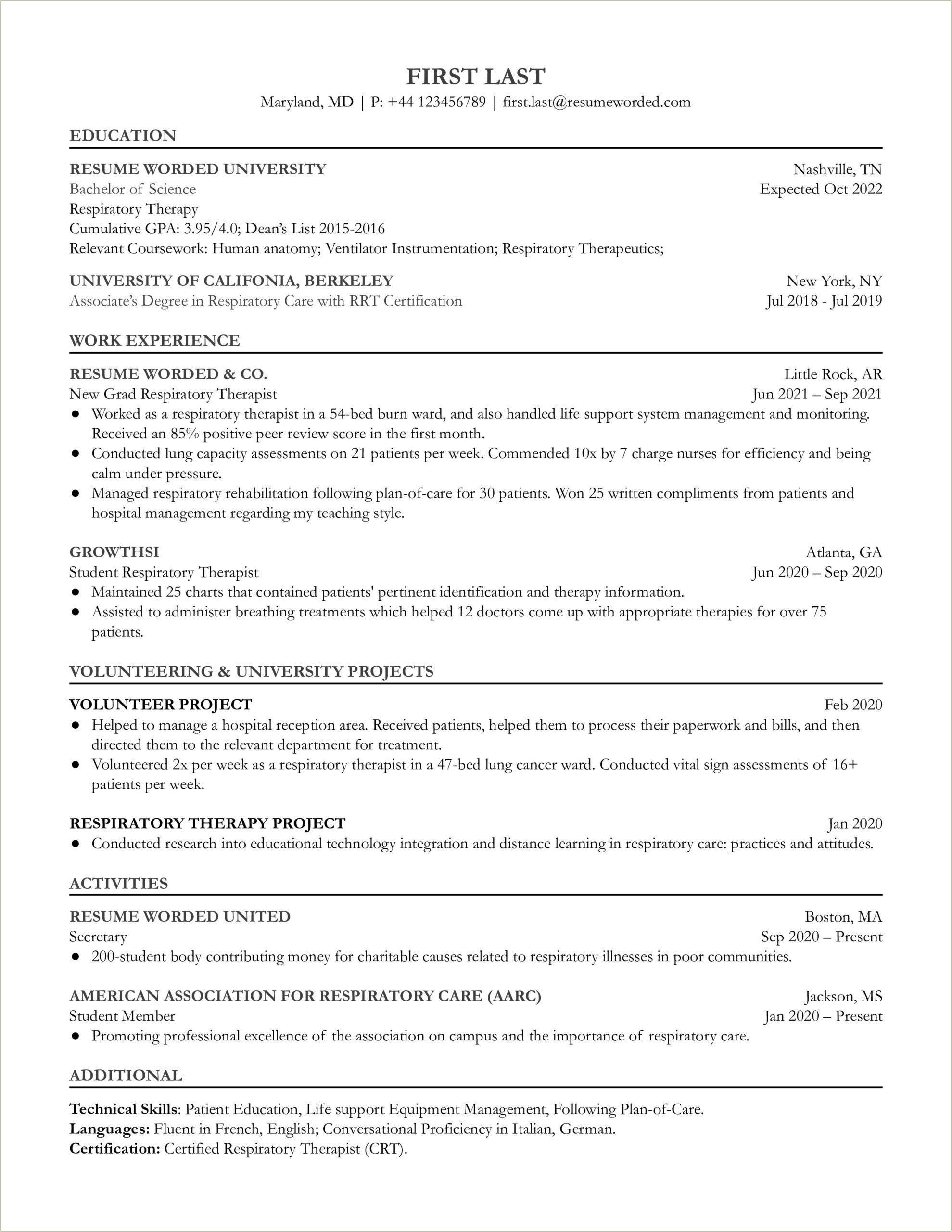 Hard Skills For Occupational Therapist Resume