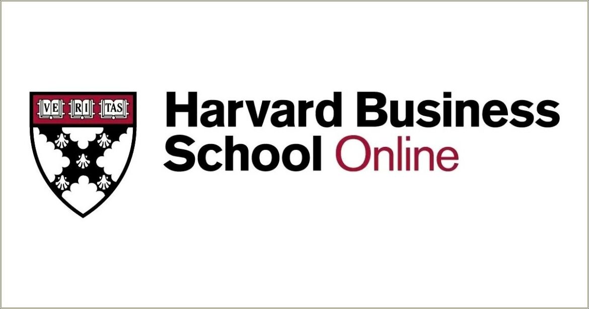 Harvard Business School Online Core Resume