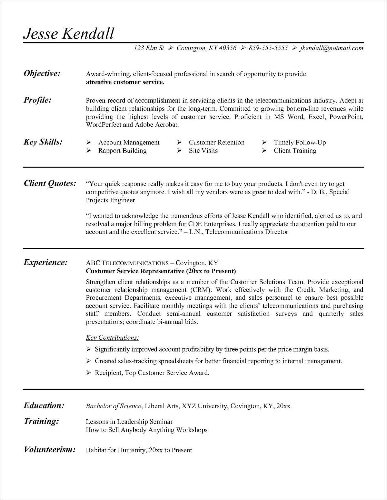 Help To Write The Best Resume