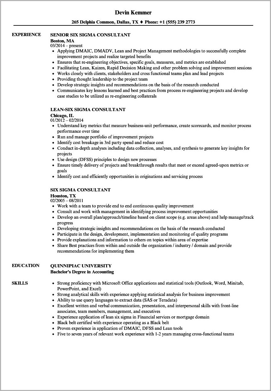 Hiding Lss Experience In Resume Summary
