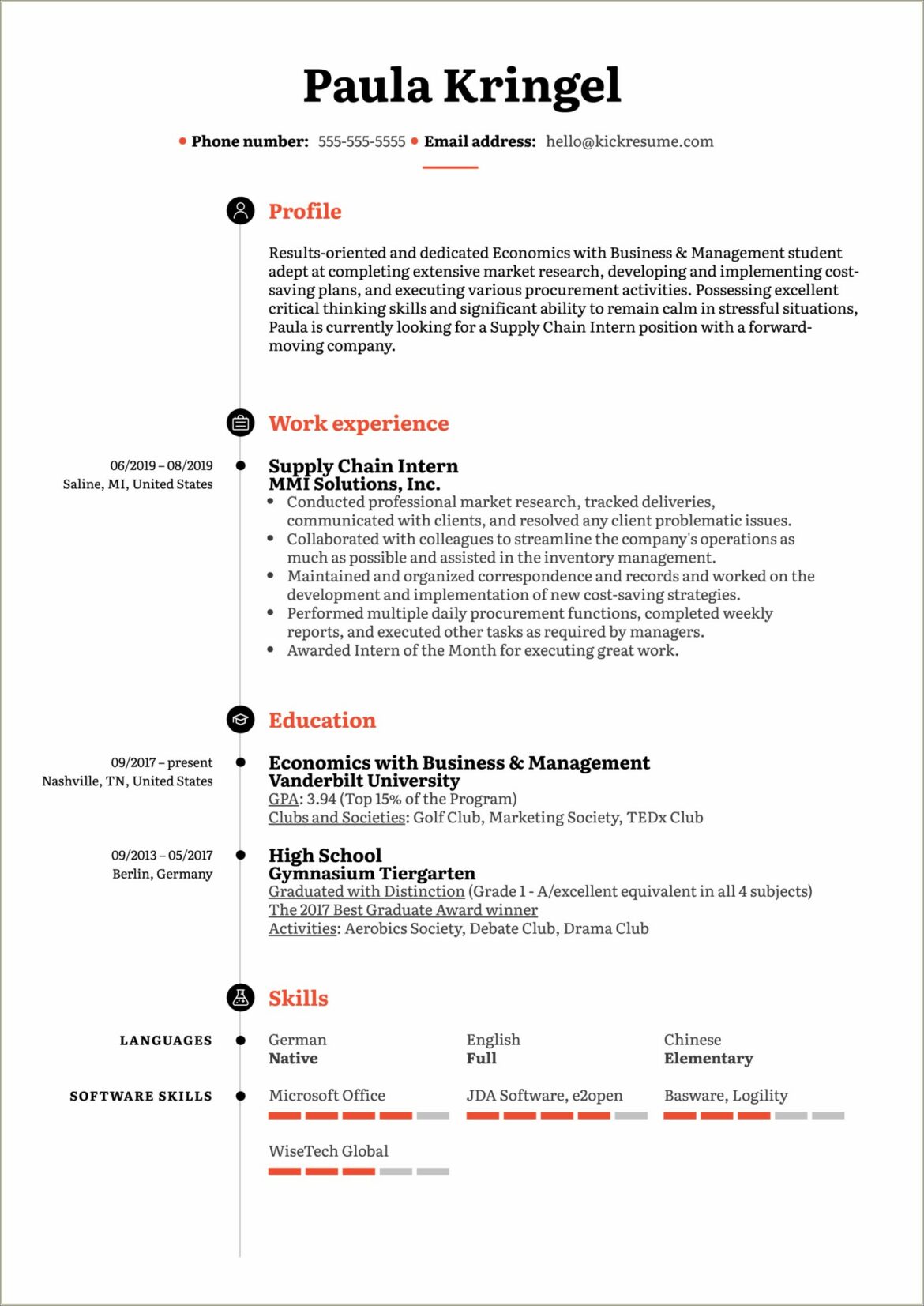 High School Gpa On Resume For Internship