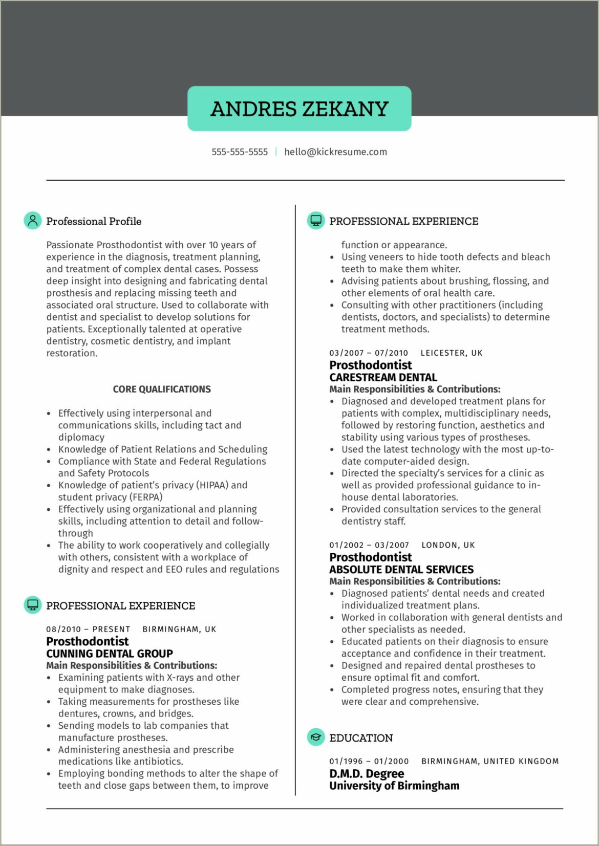 Hipaa Ferpa Under Skills On Resume