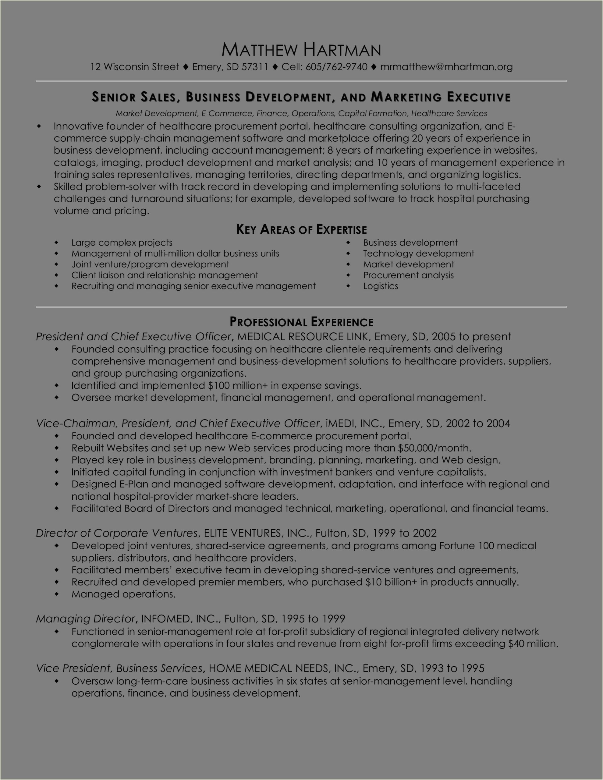 Home Health Care Agency Director Resume Sample