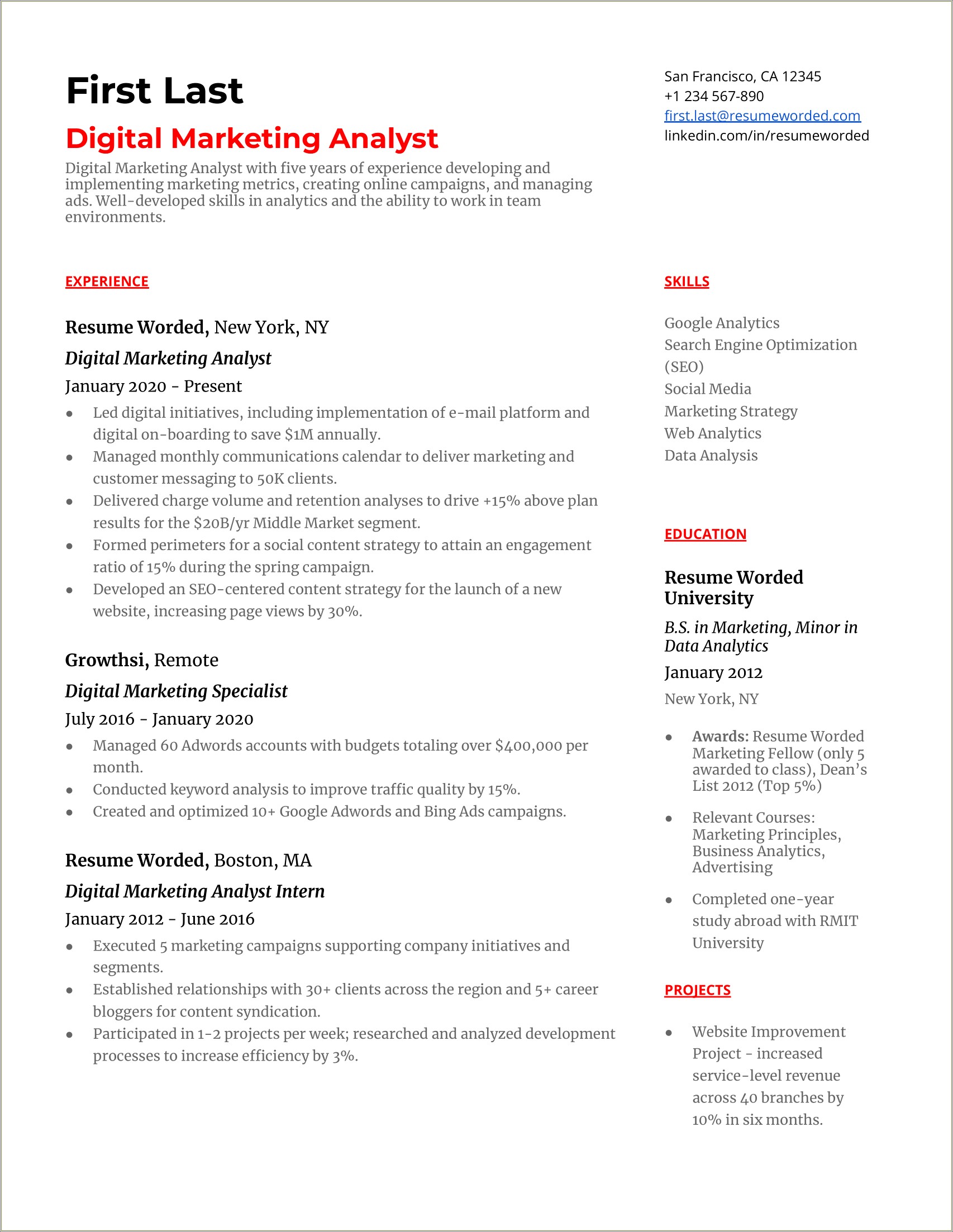 Hootsuite As A Skill In A Resume