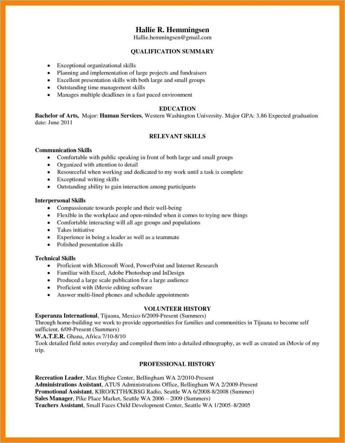 Horw To List Skills With Examples In Resume