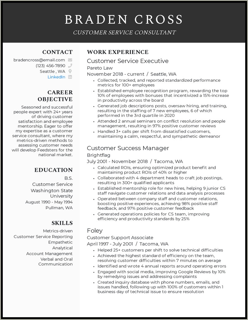 Idea For Objective On A Resume