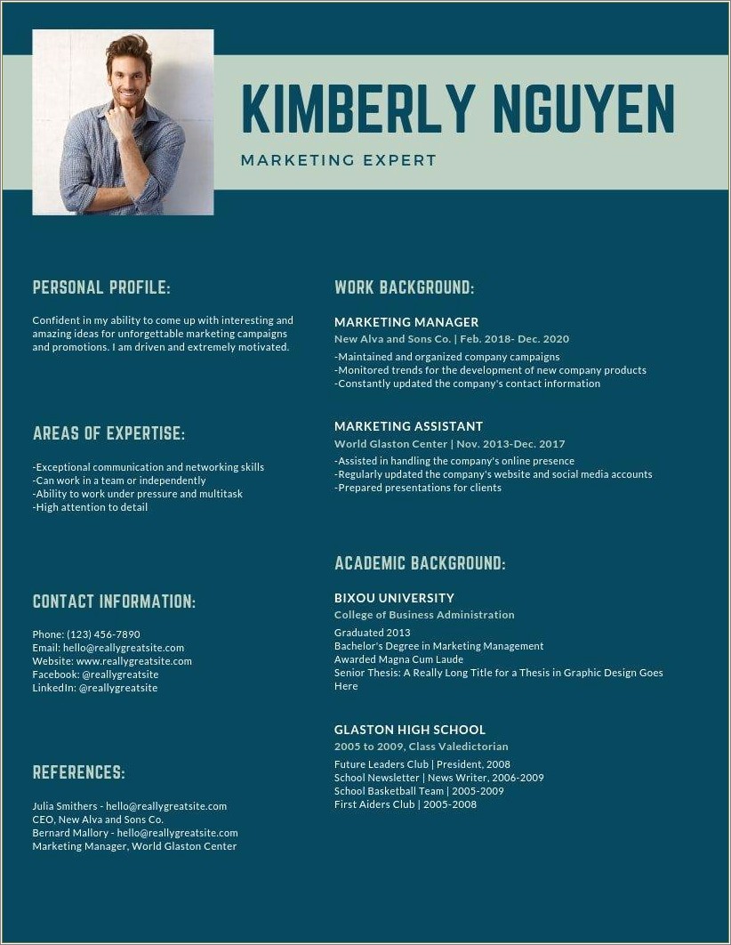 Ideas Of Things To Put On A Resume