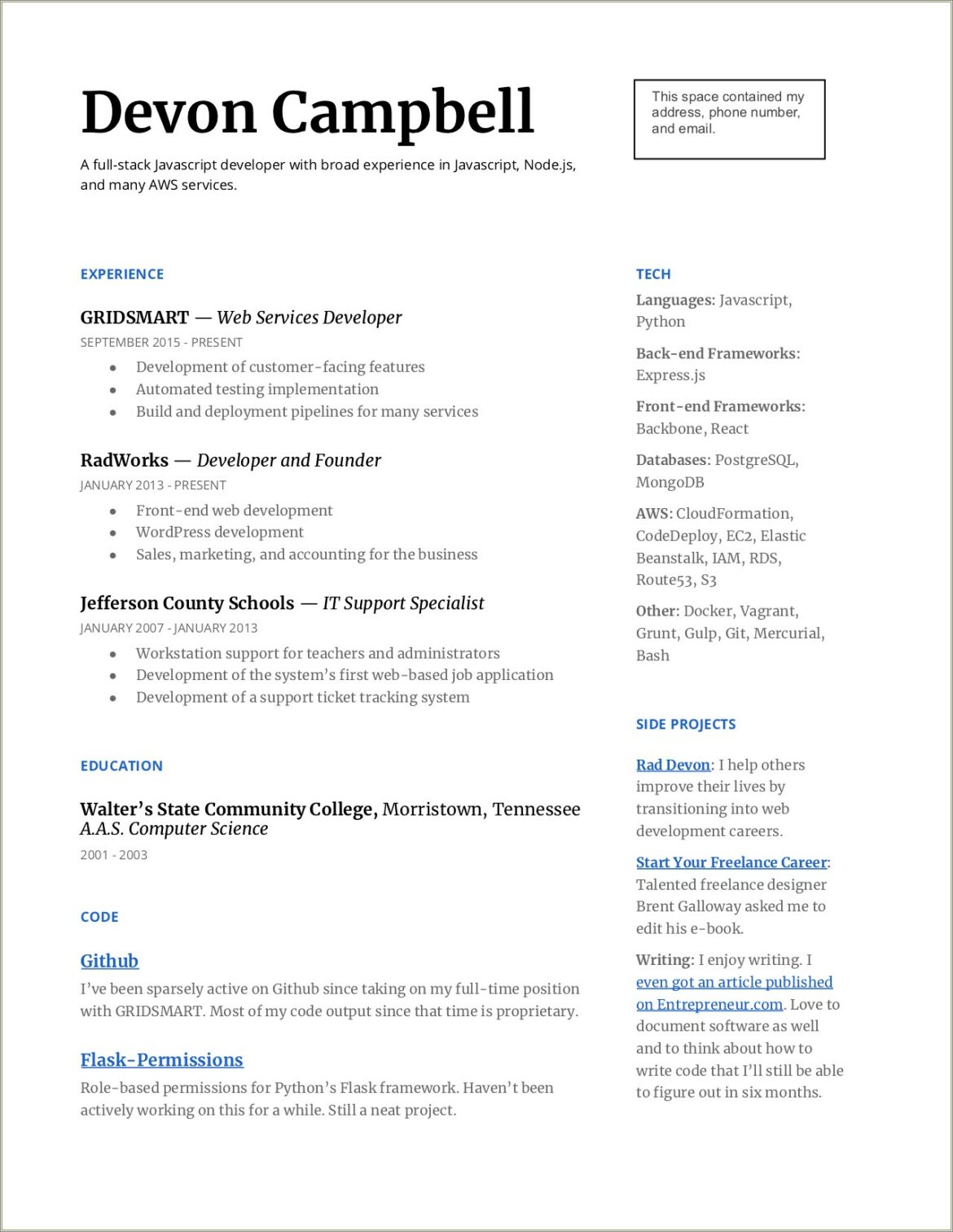 Include Self Taught Website Design Skills On Resume