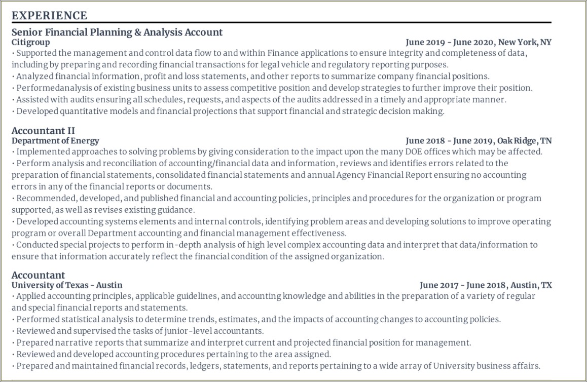 Including Location Of Experience On Resume