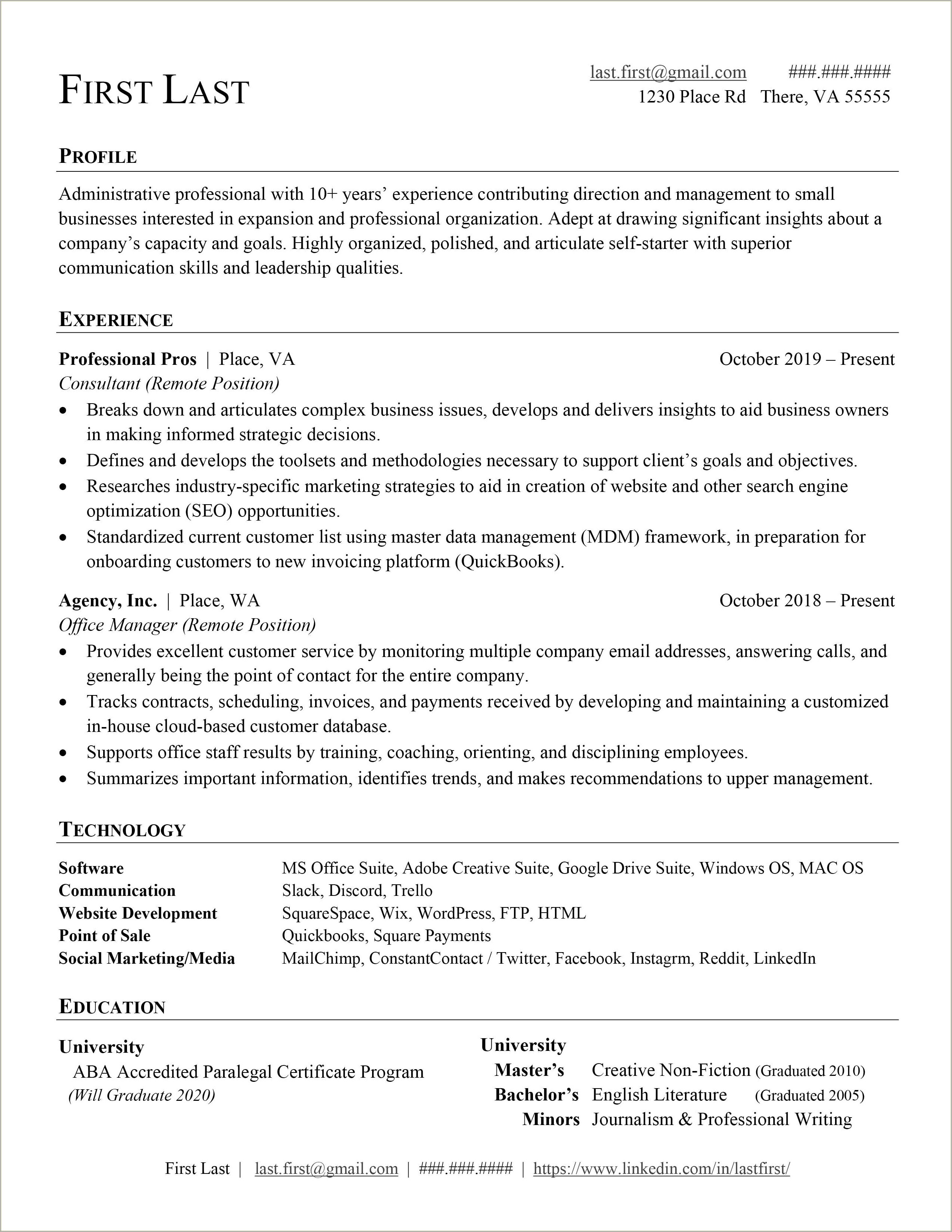 Indeed Sample Resume Physical Therapist Reddit