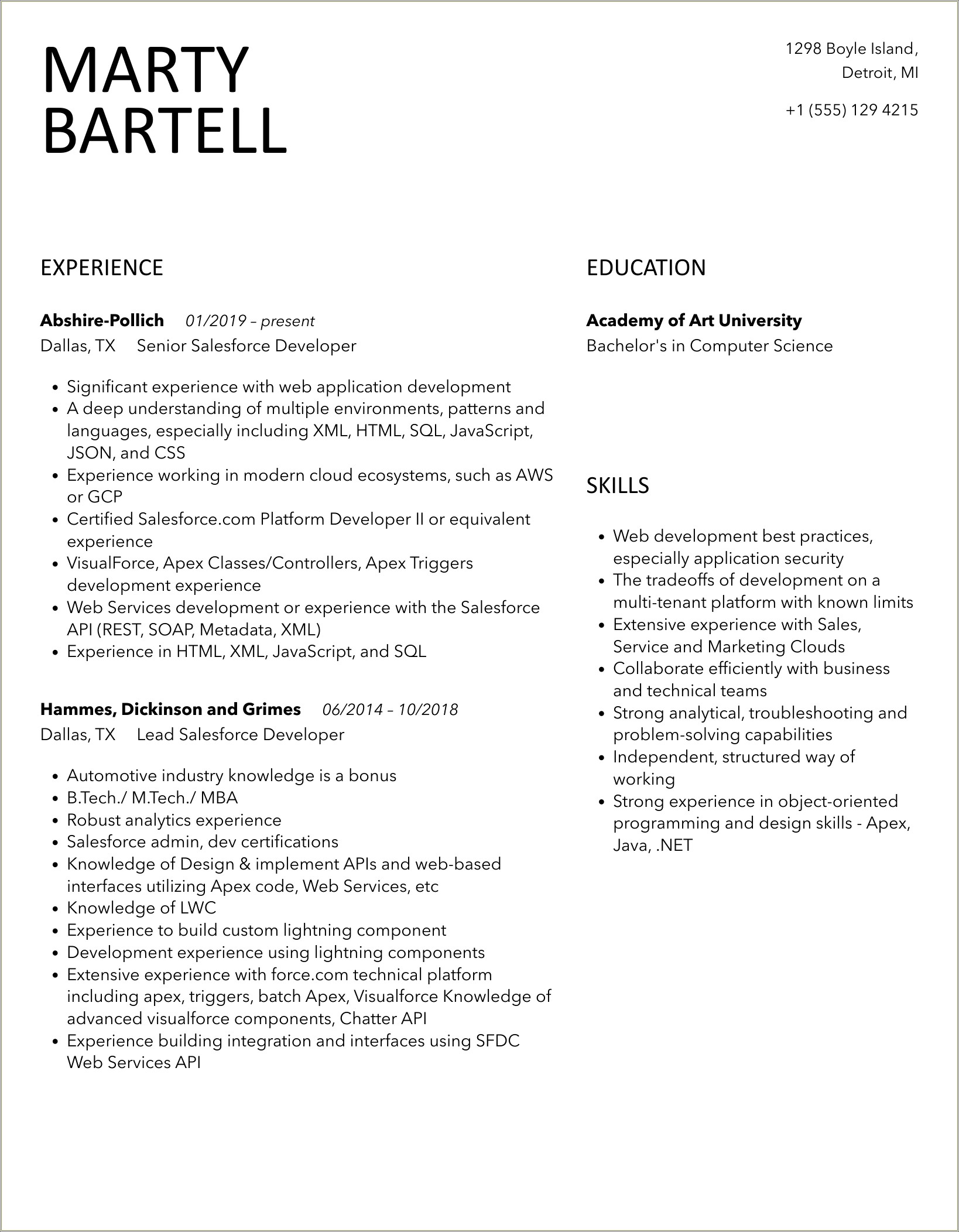 Informatica Resume For 10 Years Experience Dice Hireitpeiple