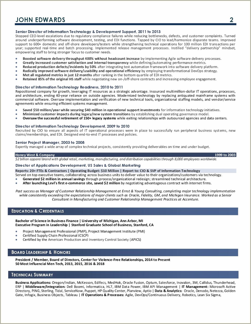 Informatica With Hl7 Experience Resume Summary