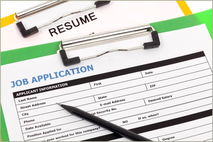 Information On Resume Not On Job Application