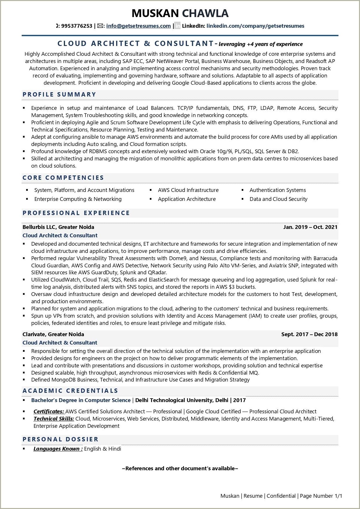 Information Technology Resume Objective Palo Alto