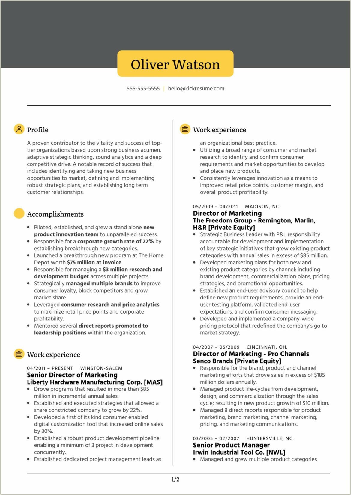 Inside Sales Direct Mail Sample Resume