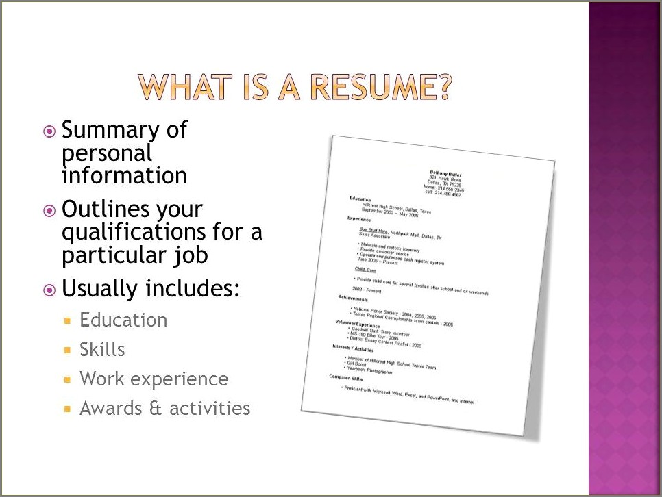 Interpersonal Skills On Resume In Qualifications Summary