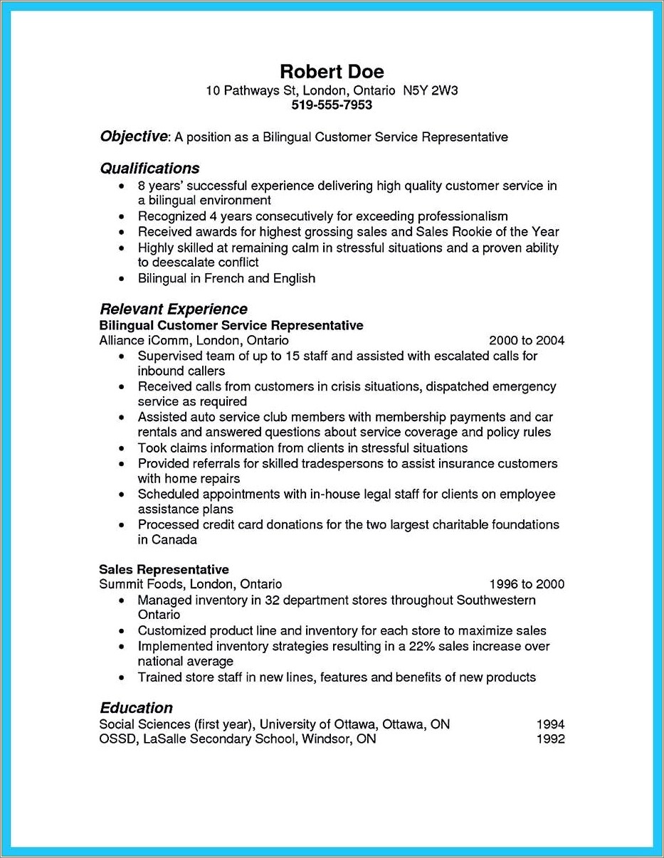 Is Bilingual Good On A Resume